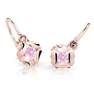 Cutie Jewellery Slušivé dětské náušnice z růžového zlata C2216-10-X-4 růžová obraz