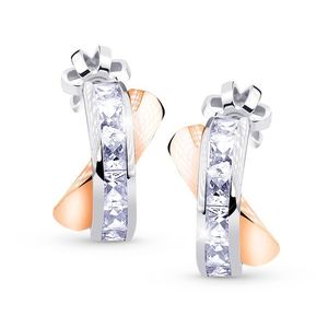 Cutie Jewellery Nadčasové půlkruhové náušnice ze zlata Z5023-30-10-X-4 obraz