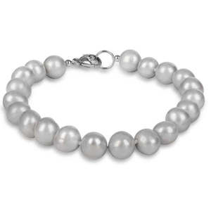 JwL Luxury Pearls Náramek z pravých šedých perel JL0359 obraz