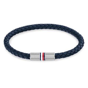 Tommy Hilfiger Tmavě modrý kožený náramek pro muže Infinity 2790460 obraz