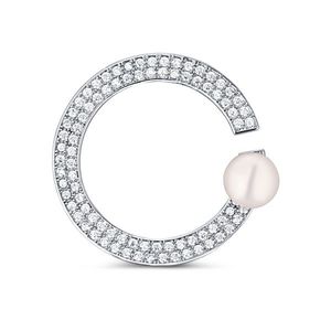 JwL Luxury Pearls Elegantní brož s pravou perlou JL0762 obraz