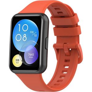 4wrist Silikonový řemínek pro Huawei Watch FIT 2 Active - Orange obraz