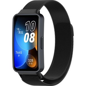 4wrist Milánský tah s magnetickým zapínáním pro Huawei Watch Band 8 - Black obraz