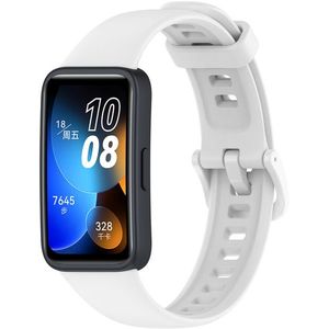 4wrist Silikonový řemínek pro Huawei Watch Band 8 - White obraz