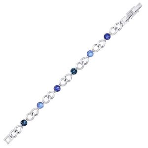 CRYSTalp Půvabný náramek s krystaly Solara 22295.BLU.E obraz