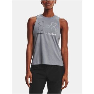 Šedé tílko Under Armour UA W LIVE SPORTSTYLE TANK obraz