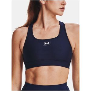 Tmavě modrá sportovní podprsenka Under Armour UA HG Armour Mid Padless obraz