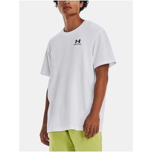 Tričko Under Armour UA LOGO EMB HEAVYWEIGHT SS-WHT obraz