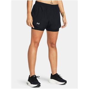 Černé sportovní kraťasy Under Armour UA Fly By 2-in-1 Shorts obraz