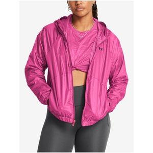 Tmavě růžová dámská sportovní bunda Under Armour UA SPORT WINDBREAKER JKT obraz