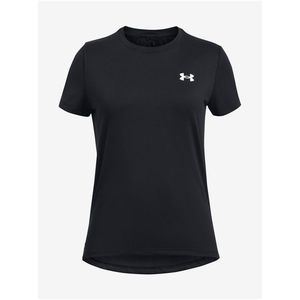 Černé holčičí sportovní tričko Under Armour Knockout Tee obraz