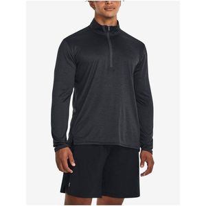 Černé pánské tričko Under Armour UA Tech Vent 1/2 Zip obraz