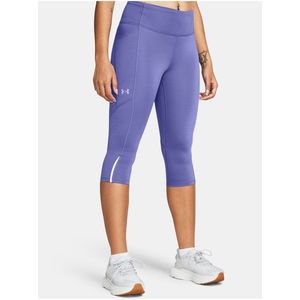 Fialové dámské legíny Under Armour UA Fly Fast Capris obraz