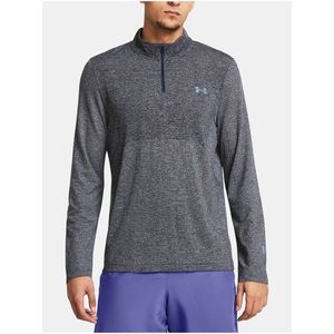 Fialové pánské tričko Under Armour UA Seamkess Stride 1/4 Zip obraz