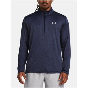 Tmavě modré pánské tričko Under Armour UA Tech Vent 1/2 Zip obraz