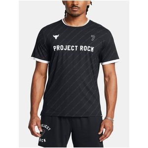 Černé pánské tričko Under Armour Project Rock Rugby Shirt obraz