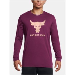 Fialové pánské tričko Under Armour UA Project Rock Brahma Bull obraz