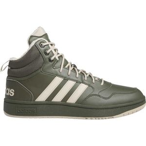 adidas HOOPS 3.0 MID WTR Pánské tenisky, tmavě zelená, velikost 41 1/3 obraz