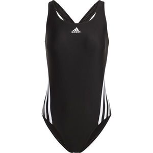 adidas 3-STRIPES Dámské jednodílné plavky, černá, velikost obraz