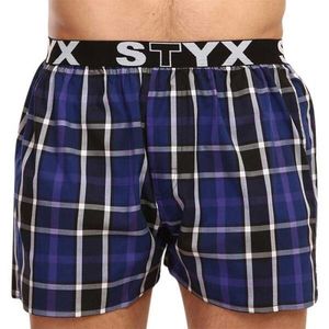 Styx MEN'S BOXERS SHORTS SPORTS RUBBER Pánské trenky, tmavě modrá, velikost obraz