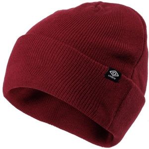 Umbro SMALL LOGO BEANIE Zimní čepice, vínová, velikost obraz