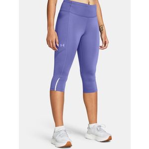 Under Armour UA Fly Fast Capris Legíny Fialová obraz