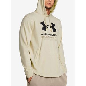 Under Armour UA Rival Terry Graphic Hood Mikina Hnědá obraz