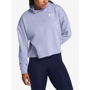 Under Armour UA Rival Terry OS Hoodie Mikina Fialová obraz