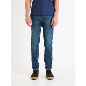 Celio Gotapered Jeans Modrá obraz