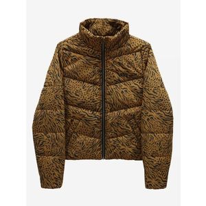 Vans Foundry Puffer Print Bunda dětská Hnědá obraz