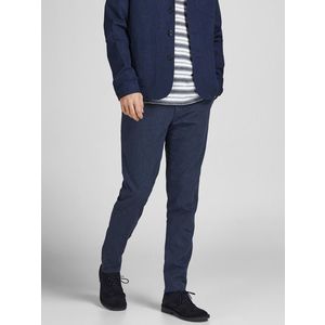 Jack & Jones Linen Kalhoty Modrá obraz