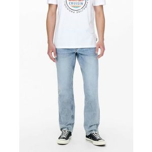 ONLY & SONS Edge Jeans Modrá obraz