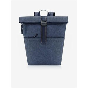 Batoh Reisenthel Rolltop Backpack Herringbone Dark Blue obraz