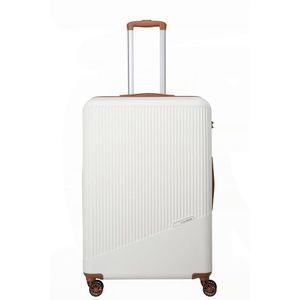 Cestovní kufr Travelite Bali L White/Cognac obraz