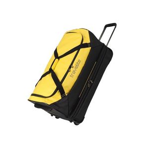 Cestovní taška Travelite Basics Wheeled Duffle exp. Black/yellow obraz