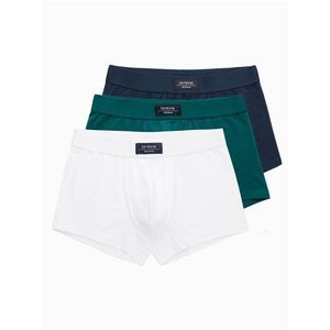 Pánské jednobarevné boxerky BASIC s elastanem Ombre Clothing obraz