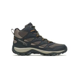 Hnědo-černé pánské kotníkové outdoorové tenisky MERRELL West Rim Sport Mid GTX obraz