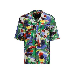 KOŠILE GANT REL COTTON LYOCELL PRINT SS SHIRT MULTICOLOR obraz