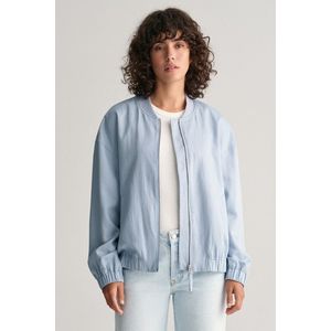 BUNDA GANT LINEN BLEND BOMBER JACKET DOVE BLUE obraz