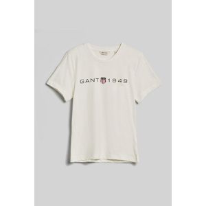 TRIČKO GANT REG PRINTED GRAPHIC T-SHIRT EGGSHELL obraz