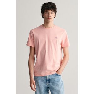 TRIČKO GANT REG SHIELD SS T-SHIRT BUBBELGUM PINK obraz