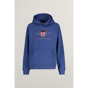 MIKINA GANT ARCHIVE SHIELD HOODIE VINTAGE BLUE obraz