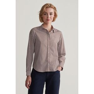 KOŠILE GANT REG POPLIN STRIPED SHIRT CACAO obraz