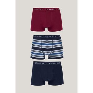 SPODNÍ PRÁDLO GANT MULTISTRIPE TRUNK 3-PACK EVENING BLUE obraz