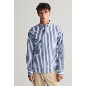 KOŠILE GANT REG WIDE POPLIN STRIPE SHIRT COLLEGE BLUE obraz