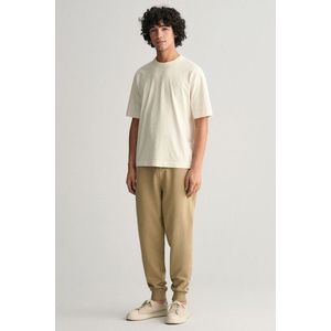 TEPLÁKY GANT LOGO SCRIPT JERSEY PANTS DRIED KHAKI obraz