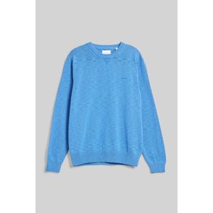 SVETR GANT COTTON FLAMME C-NECK RICH BLUE obraz