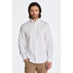 KOŠILE GANT REG PINPOINT OXFORD SHIRT WHITE obraz