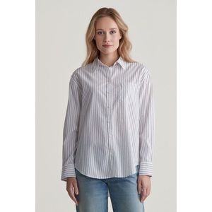 KOŠILE GANT REL STRIPED POPLIN SHIRT WHITE obraz