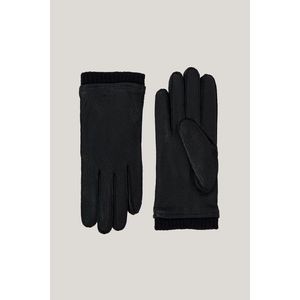 RUKAVICE GANT CASHMERE LINED LEATHER GLOVES BLACK obraz